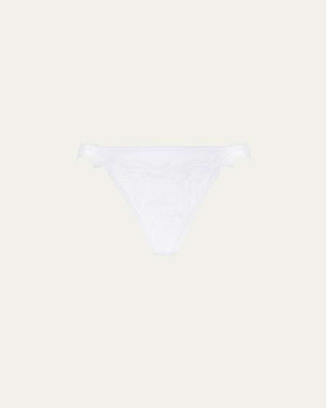 Source Beaute Embroidered Tulle Thong